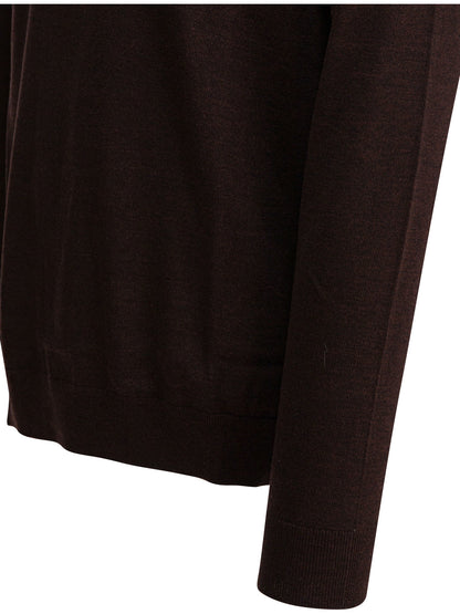 "Sergio" merino wool polo sweater Knitwear