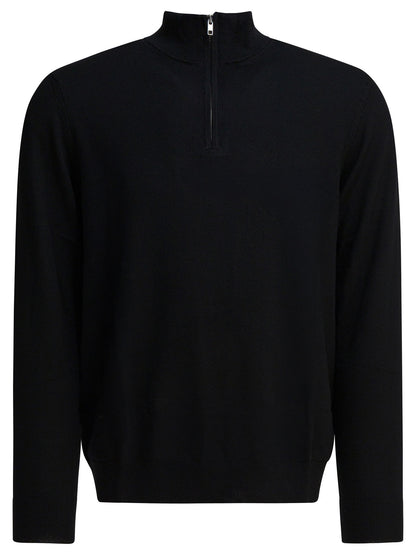"Sergio" merino wool polo sweater Knitwear