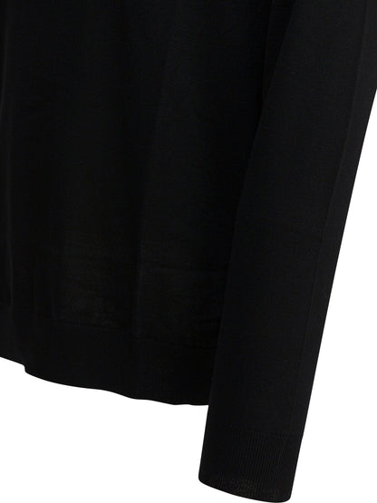 "Sergio" merino wool polo sweater Knitwear