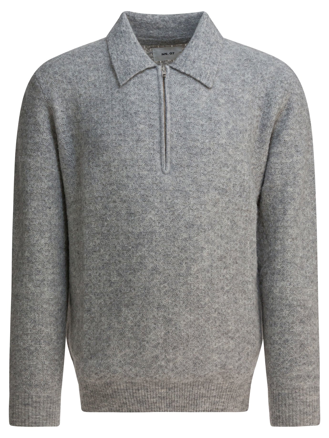 "Alfie" alpaca-blend polo sweater Knitwear