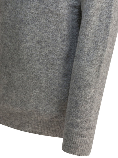 "Alfie" alpaca-blend polo sweater Knitwear