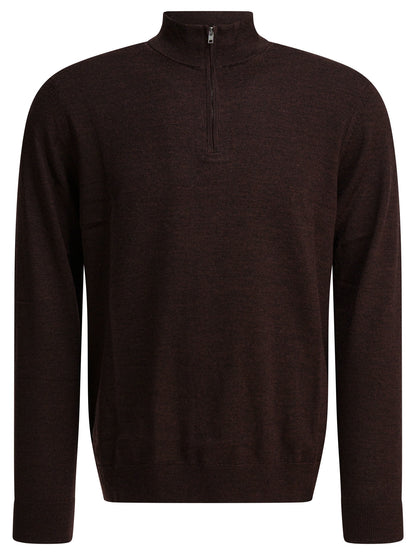 "Gustav" half-zip sweater Knitwear