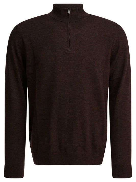 "Gustav" half-zip sweater Knitwear