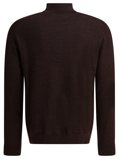 "Gustav" half-zip sweater Knitwear
