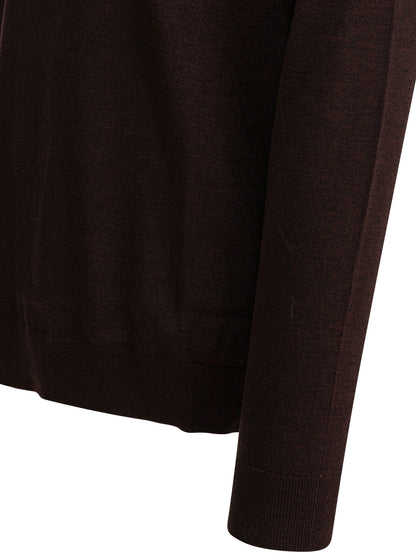"Gustav" half-zip sweater Knitwear