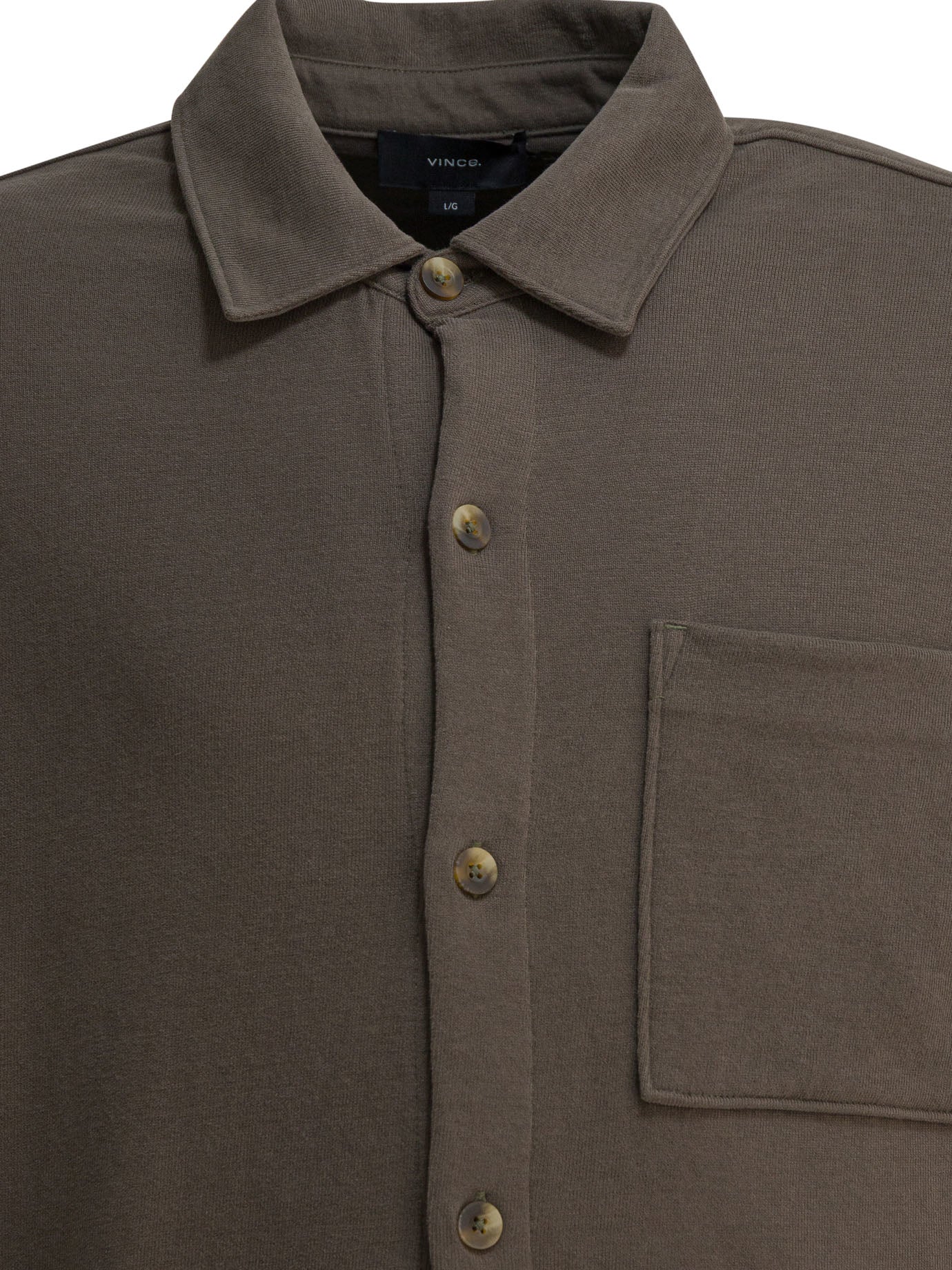 Cotton suede overshirt jacket Jackets and Coats
