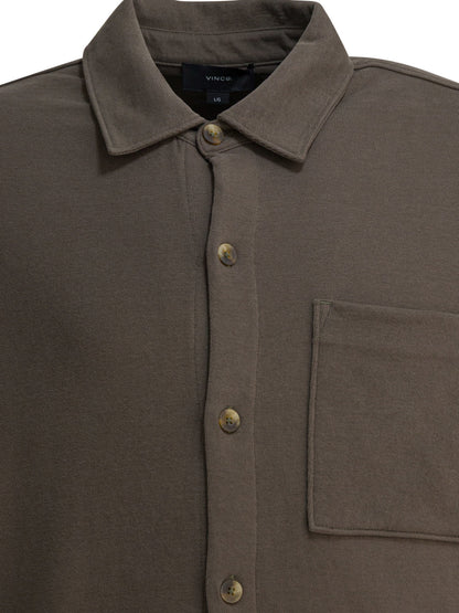 Cotton suede overshirt jacket Jackets and Coats