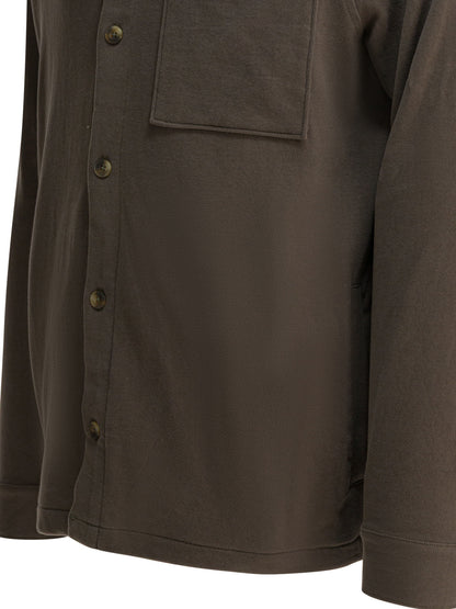 Cotton suede overshirt jacket Jackets and Coats