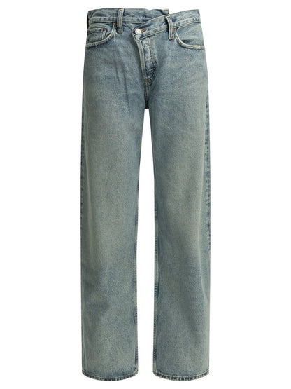 "Criss Cross" wide leg jeans Jeans