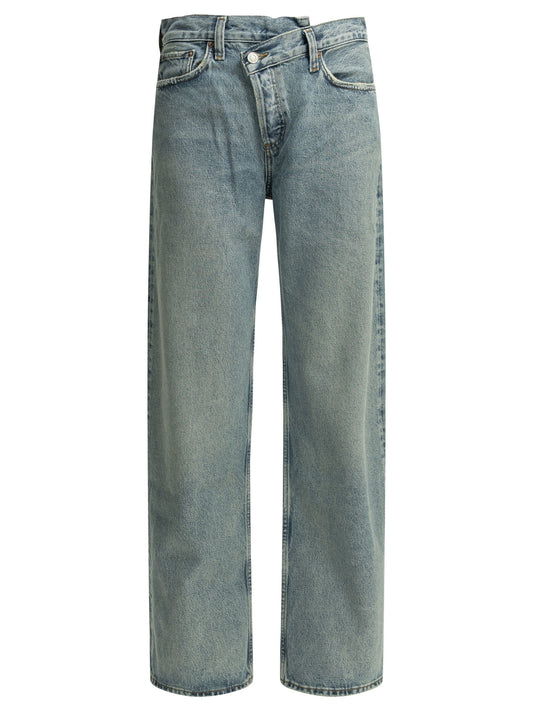 "Criss Cross" wide leg jeans Jeans