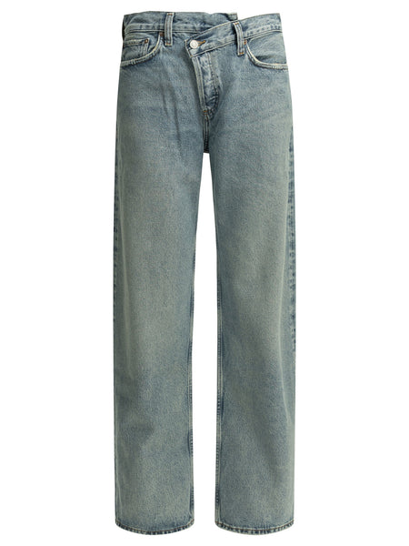 "Criss Cross" wide leg jeans Jeans