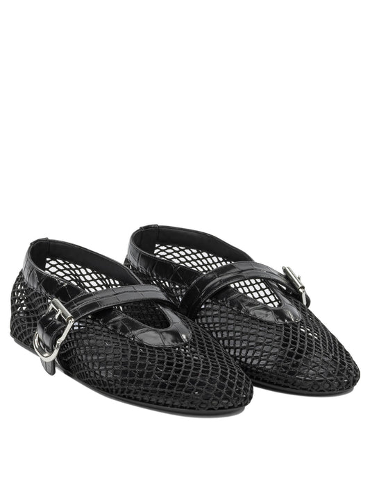 Mary Jane Ballet Flats in Mesh Ballerinas