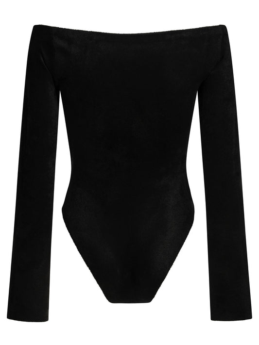 Velvet Shaping Bodysuit Tops