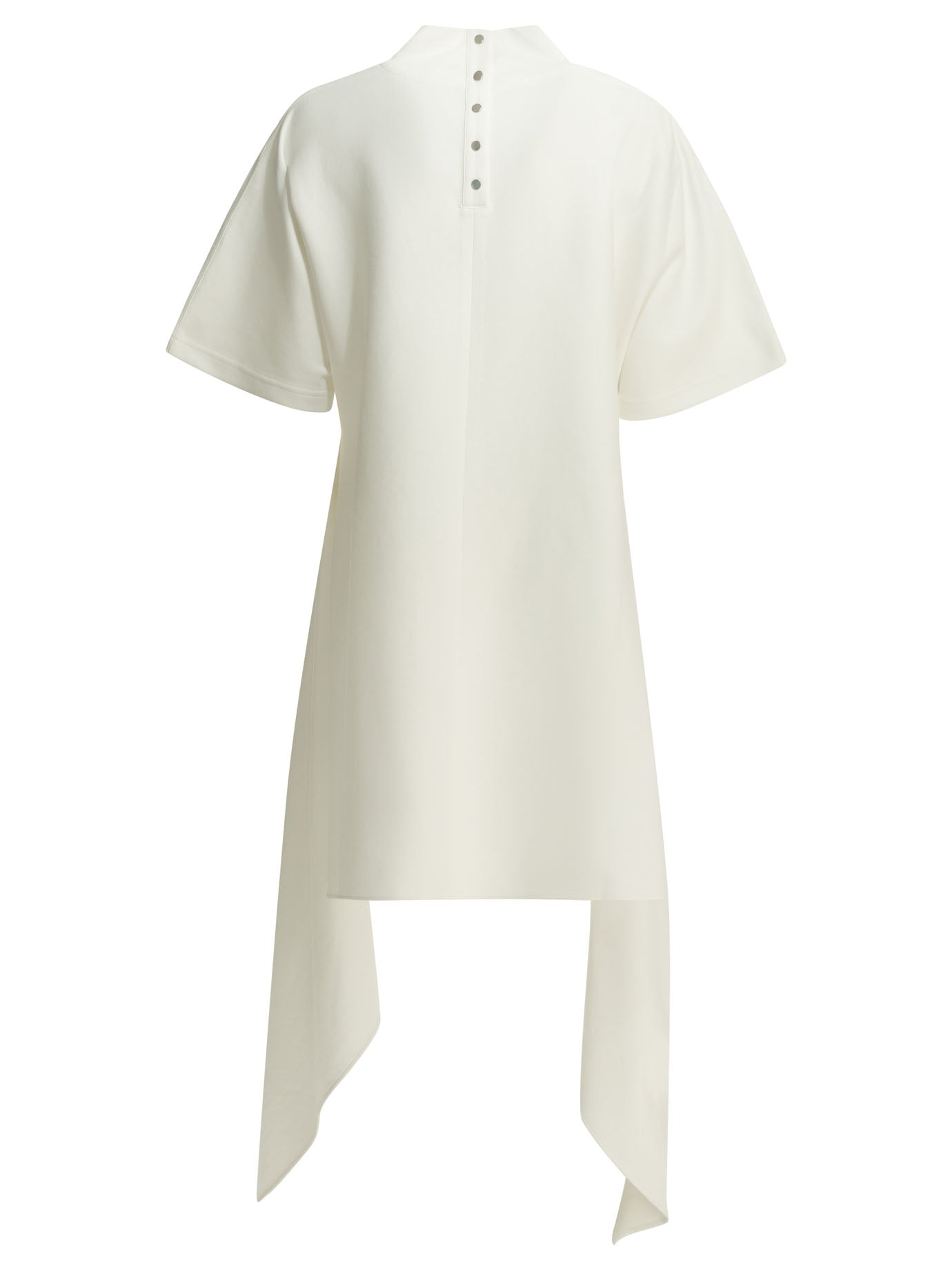 Asymmetrical mock neck T-shirt T-shirts