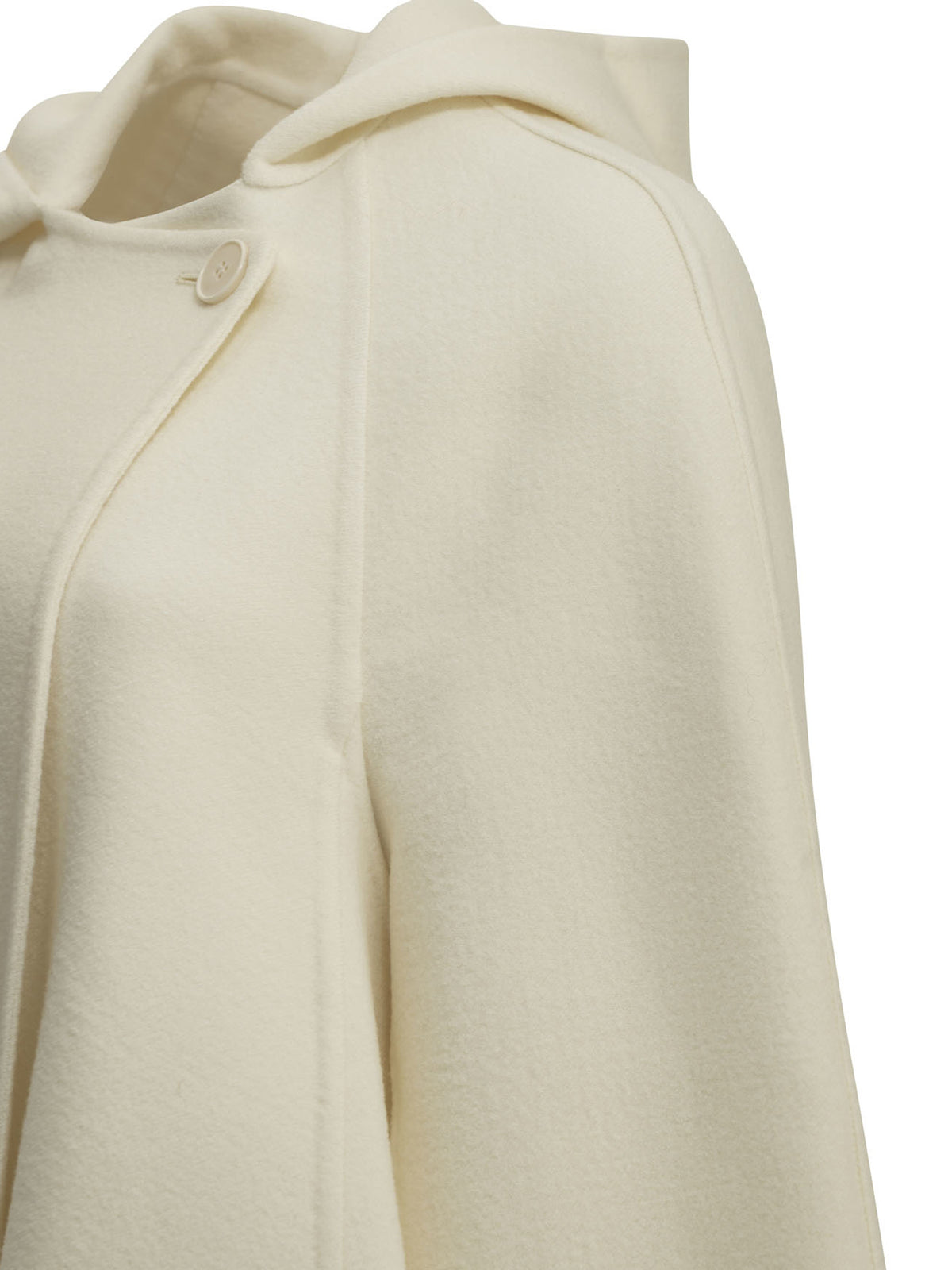 Short coat with a wool scarf Jackets and Coats