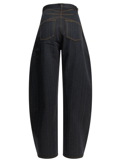 "Round" Wide-Leg Jeans Jeans