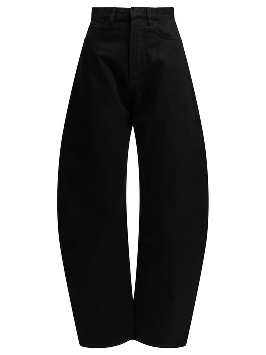 "Round" Wide-Leg Jeans Jeans