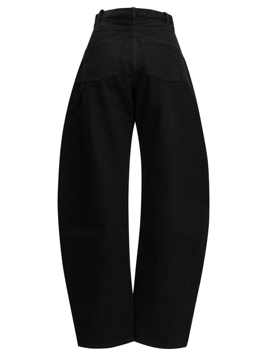 "Round" Wide-Leg Jeans Jeans
