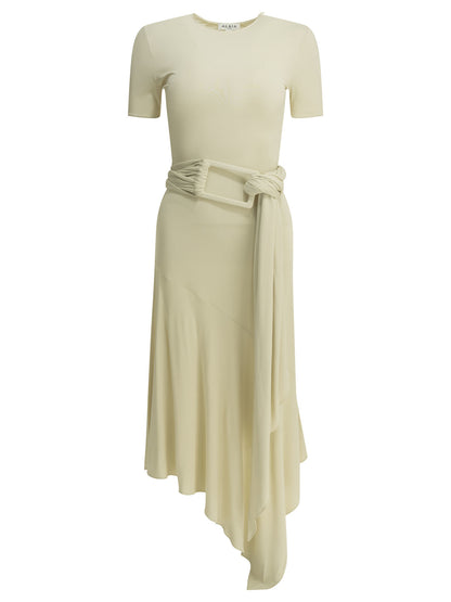 Draped midi dress Dresses
