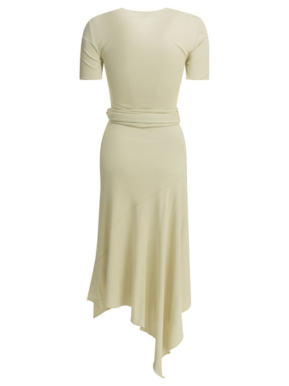 Draped midi dress Dresses