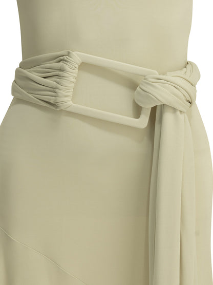 Draped midi dress Dresses