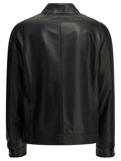 Padded leather jacket Jackets and Coats