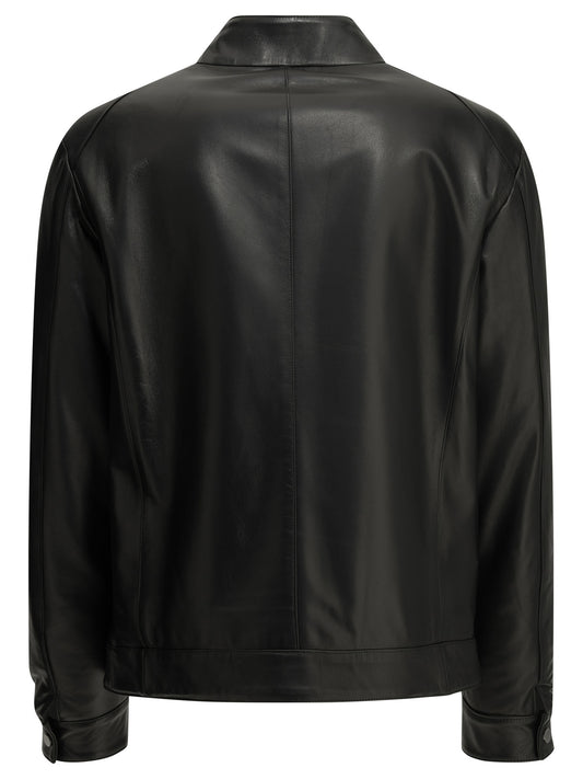 Padded leather jacket Jackets and Coats