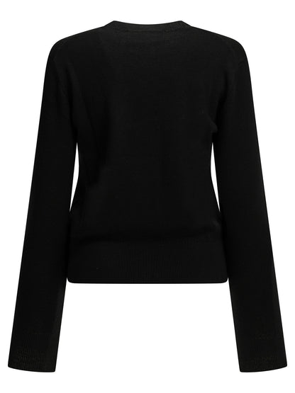 "Ami de Coeur" Crew-Neck Sweater Knitwear