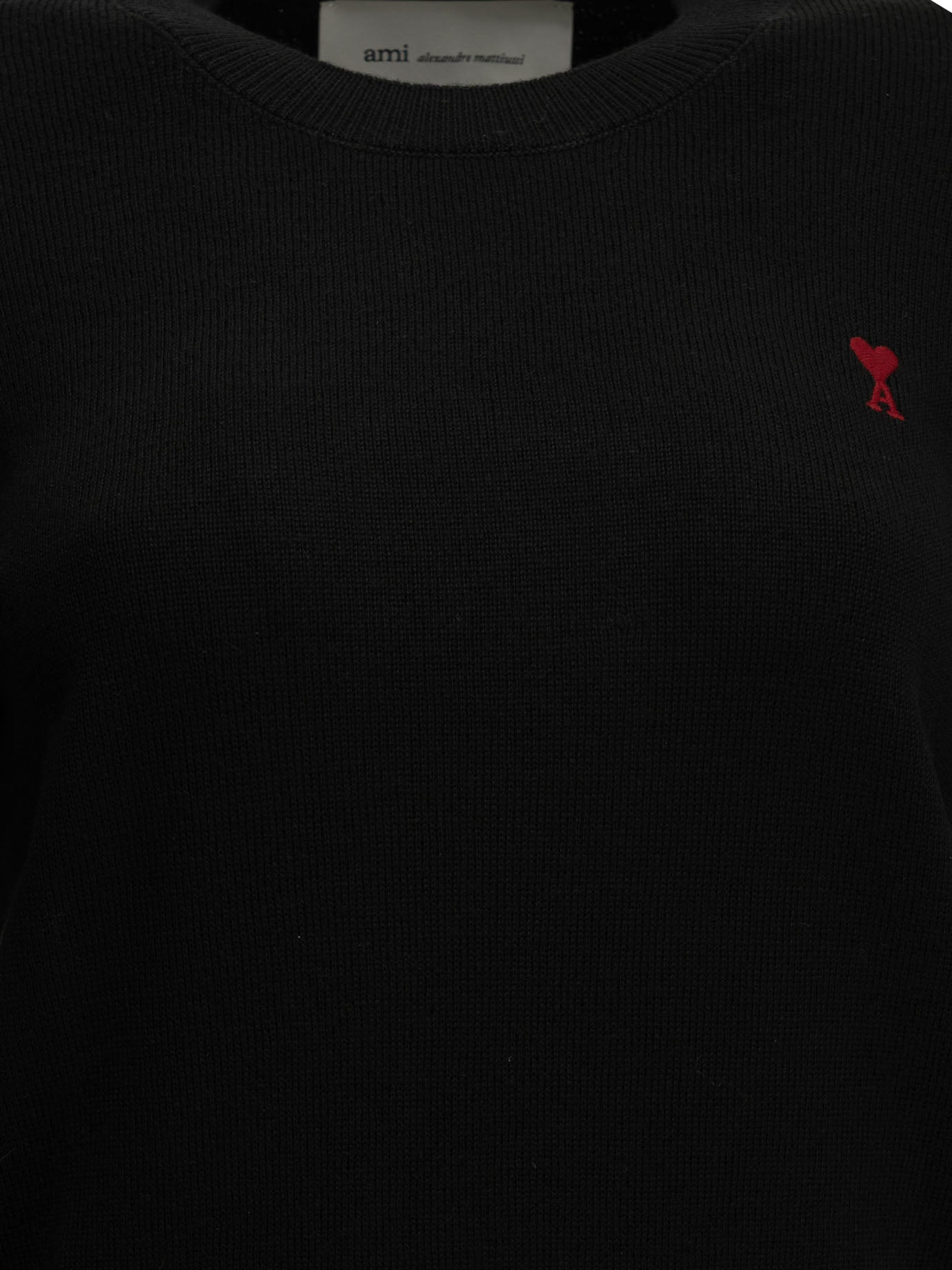 "Ami de Coeur" Crew-Neck Sweater Knitwear