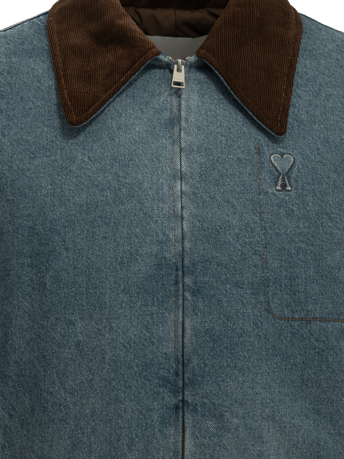 "Ami de Coeur" Denim Jacket Jackets and Coats