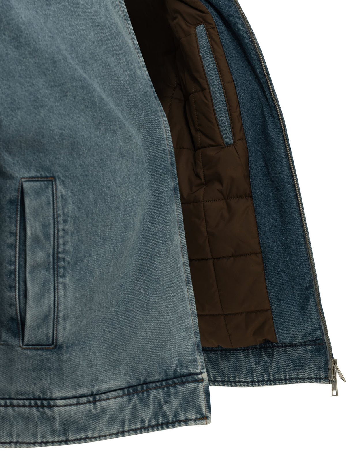 "Ami de Coeur" Denim Jacket Jackets and Coats