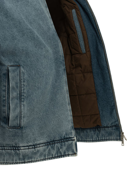 "Ami de Coeur" Denim Jacket Jackets and Coats