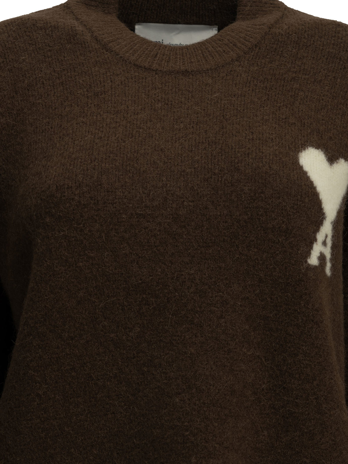 "Ami de Coeur" Crew-Neck Sweater Knitwear