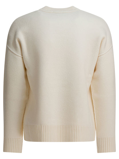 "Ami de Coeur" Crew-Neck Sweater Knitwear
