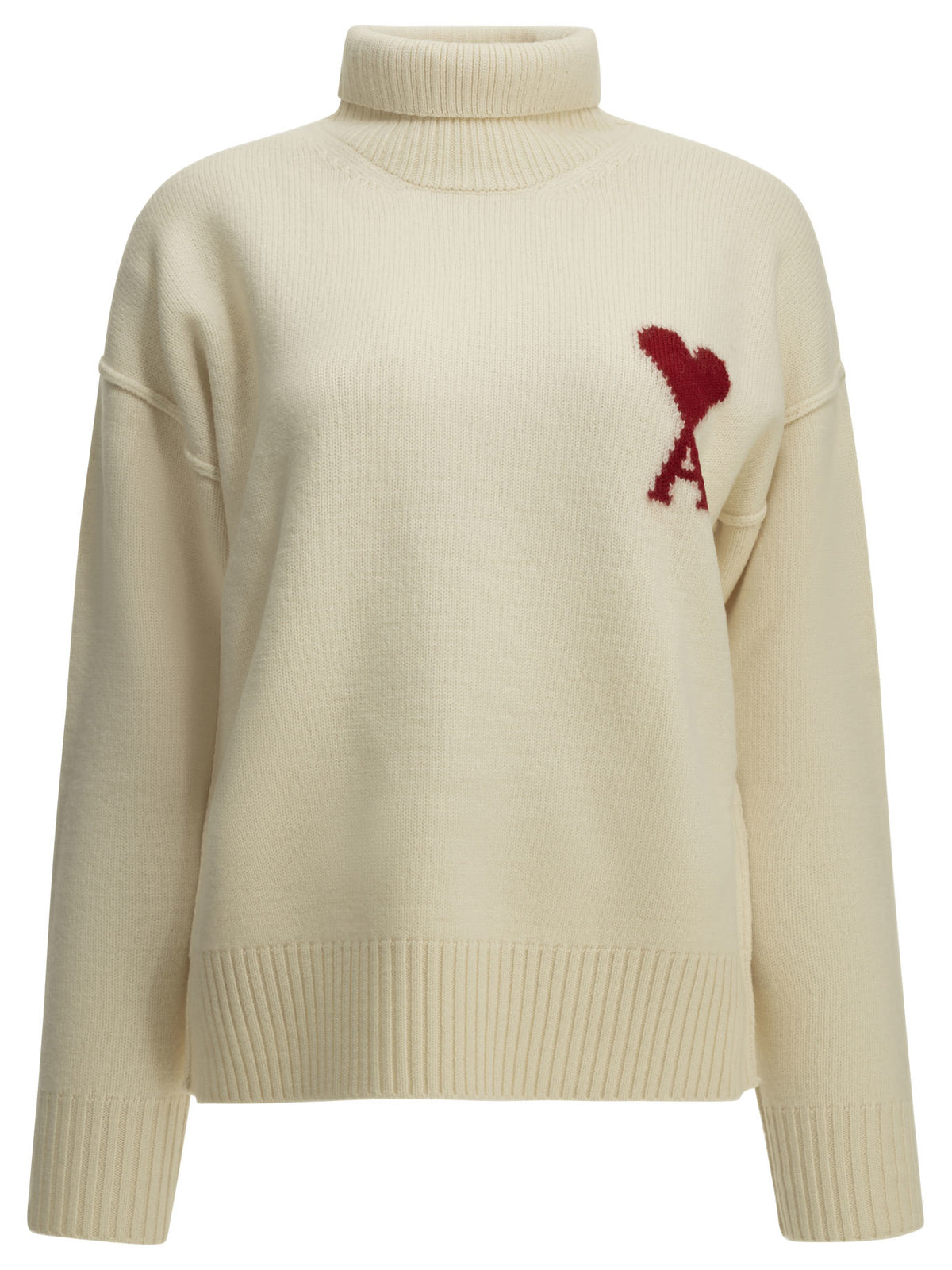"Ami de Coeur" Turtleneck Sweater Knitwear
