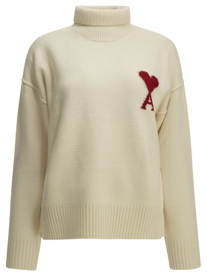 "Ami de Coeur" Turtleneck Sweater Knitwear
