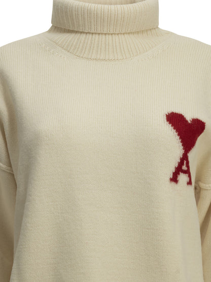 "Ami de Coeur" Turtleneck Sweater Knitwear
