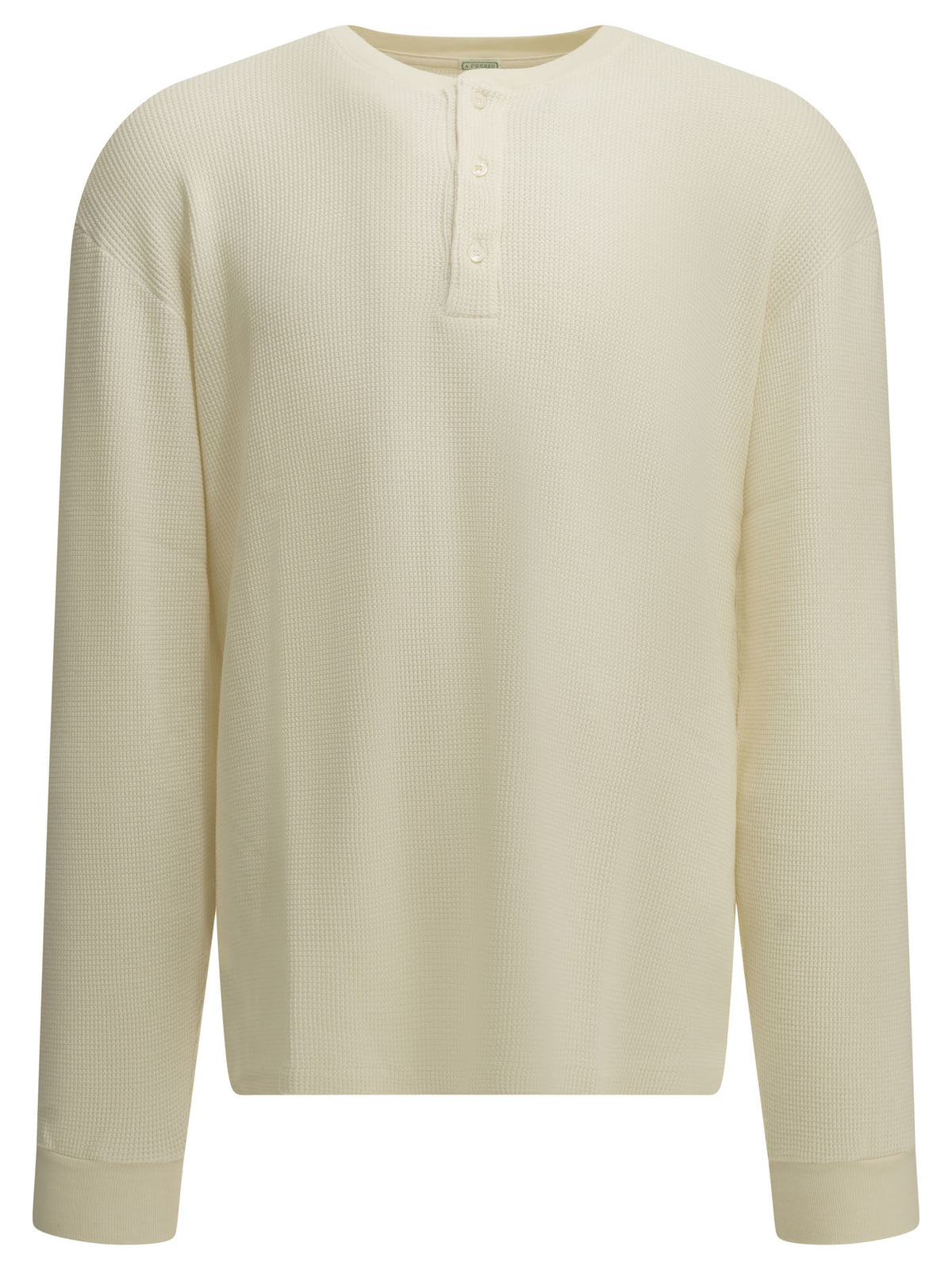Henley T-shirt with a honeycomb pattern T-shirts