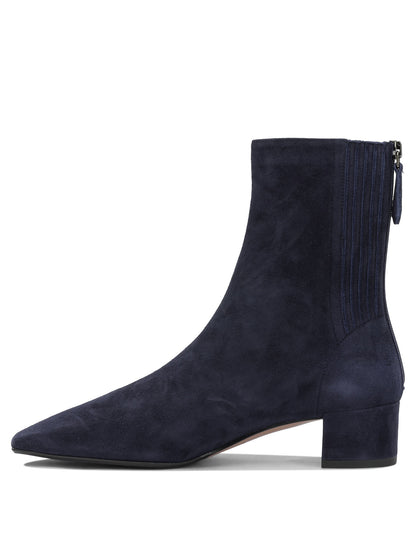 "Saint Honoré 35MM" Ankle Boots with Zipper Boots and Ankle Boots