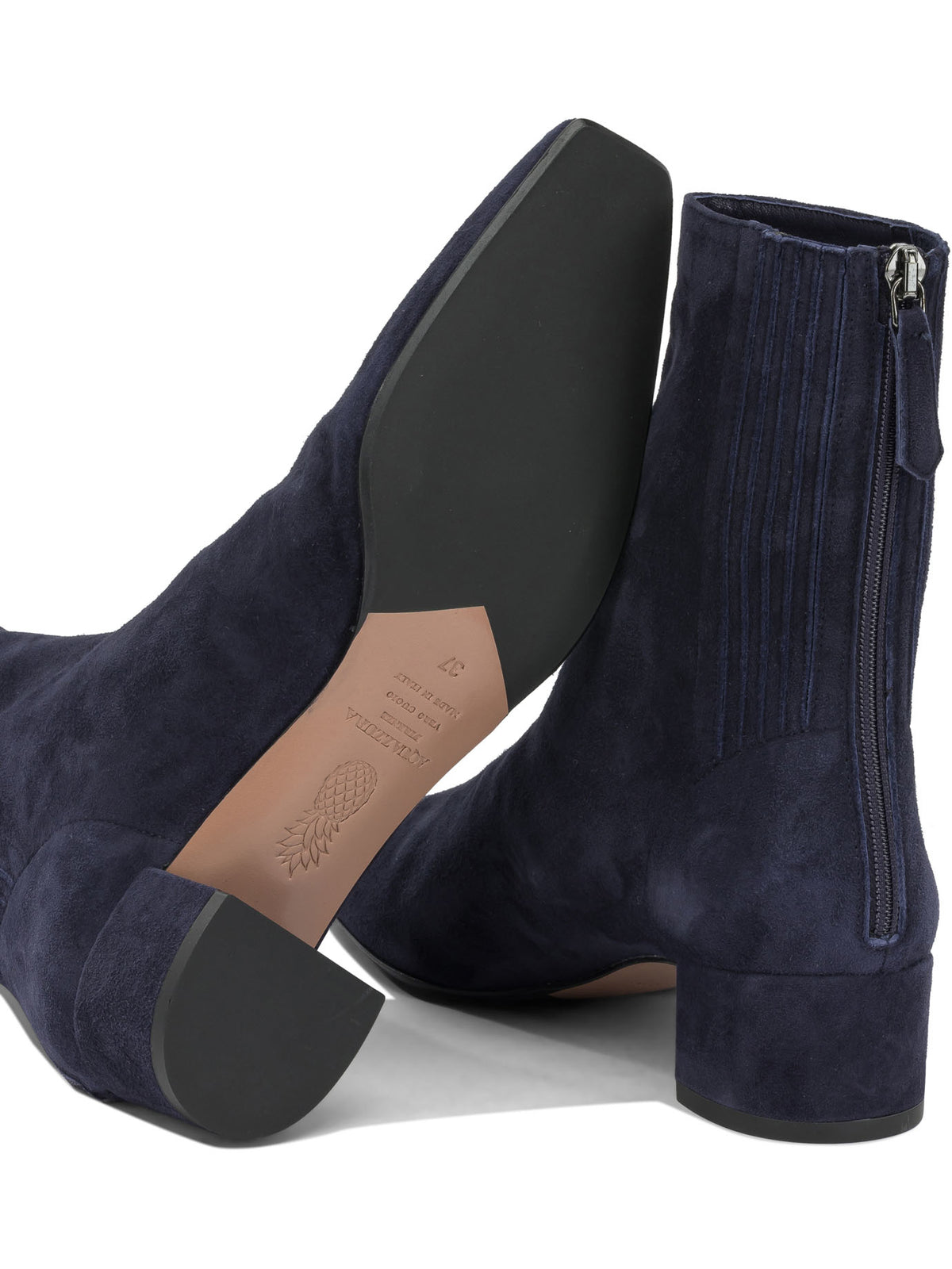 "Saint Honoré 35MM" Ankle Boots with Zipper Boots and Ankle Boots