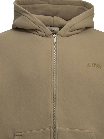 Zip-up Sweatshirt with Logo Sweatshirts