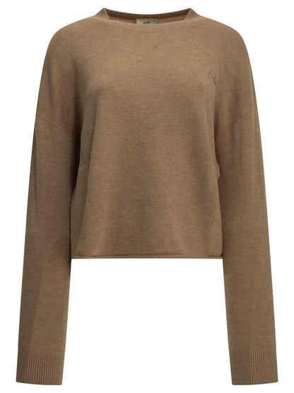 Crew-neck sweater with logo Knitwear