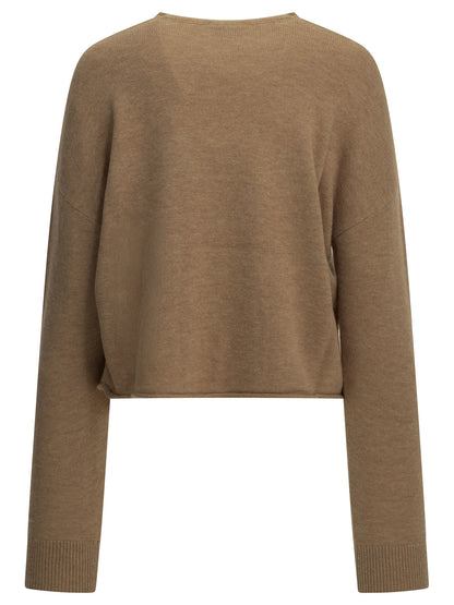 Crew-neck sweater with logo Knitwear