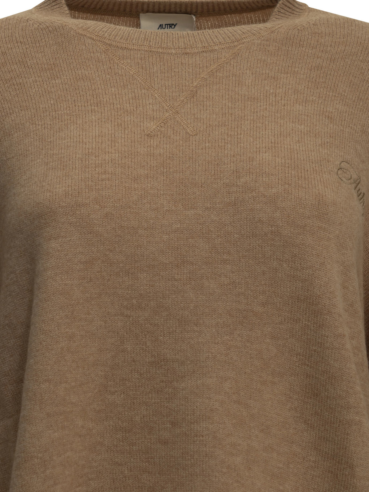 Crew-neck sweater with logo Knitwear