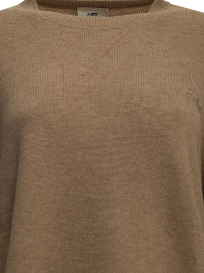 Crew-neck sweater with logo Knitwear