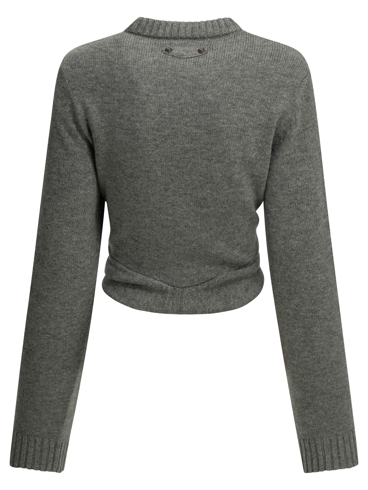 Cropped crew-neck sweater Knitwear