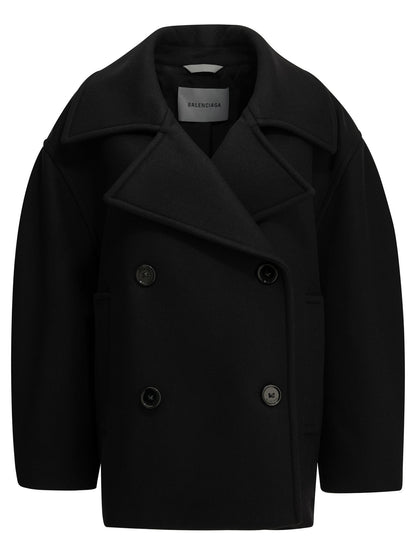 "Cocoon" Short Coat Jackets and Coats