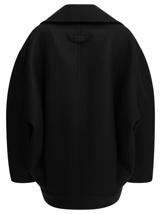 "Cocoon" Short Coat Jackets and Coats