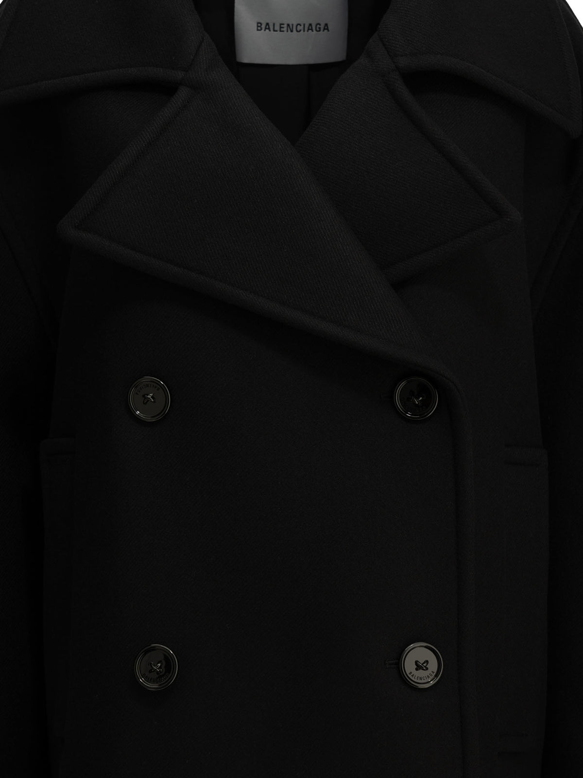 "Cocoon" Short Coat Jackets and Coats