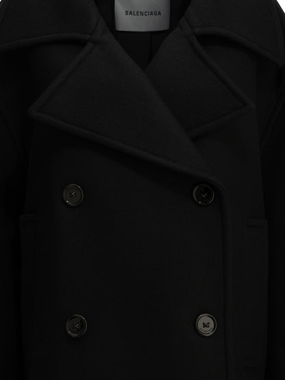 "Cocoon" Short Coat Jackets and Coats
